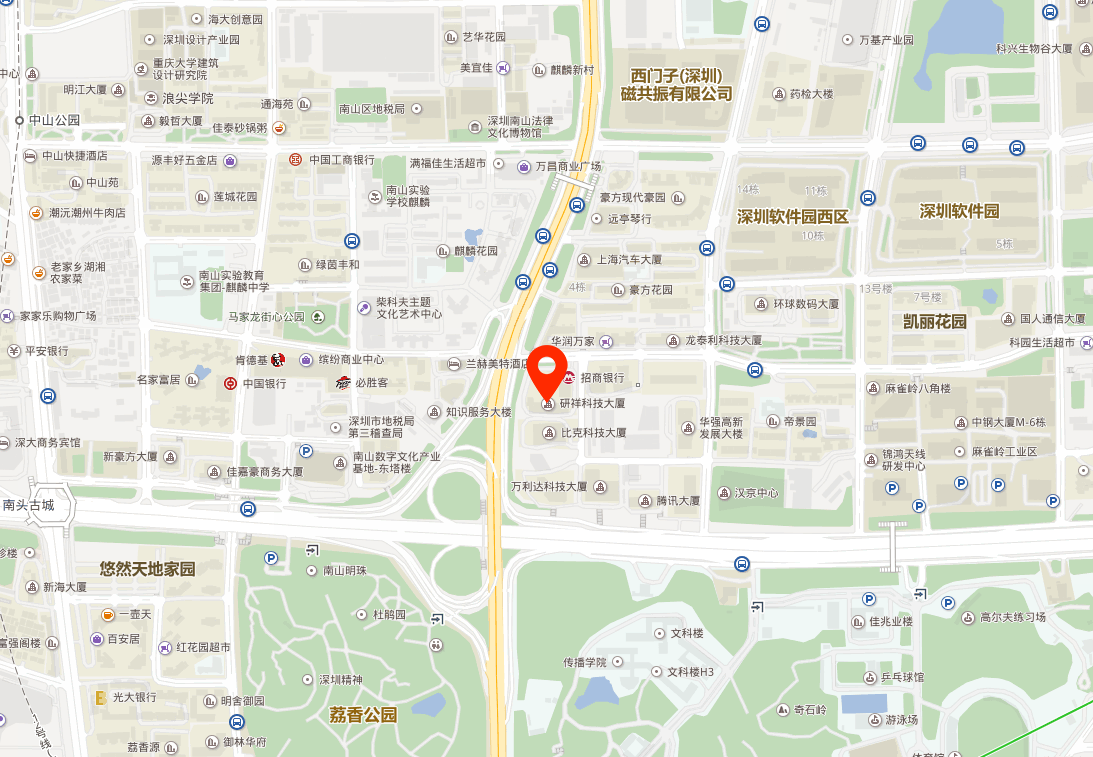 研祥科技大厦地图位置